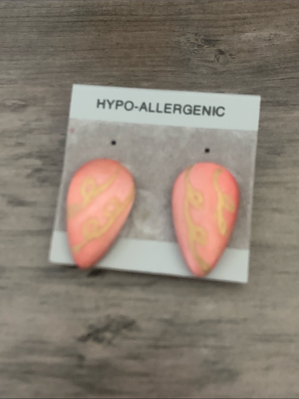 Hypo-Allergenic Satin Teardrop Stud Earrings